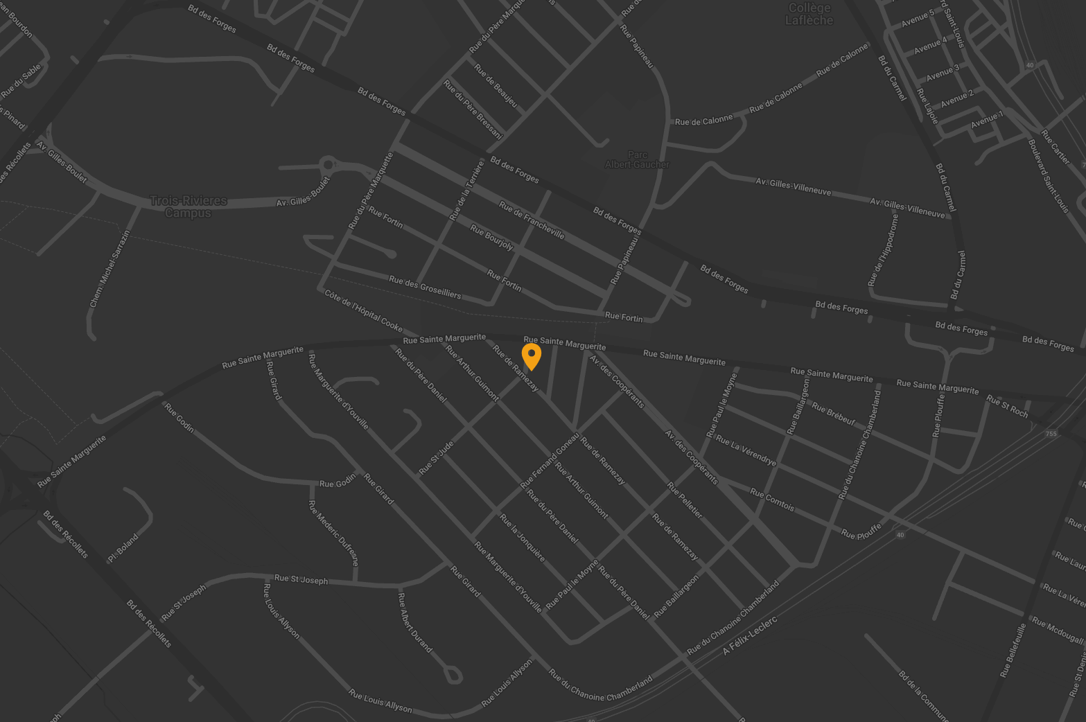 Façade de la succursale Chemin Ste-Marguerite