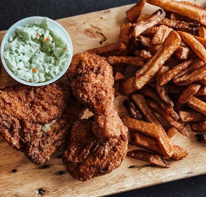 Assiette Poulet Frit au choix