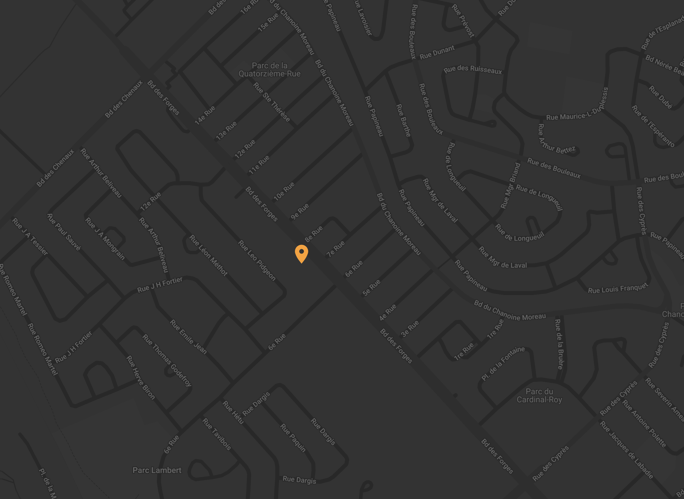 Façade de la succursale Boulevard des Forges